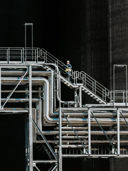 Picture of pipelines at Cargill in North Sea Port’s Ghent sub-area.